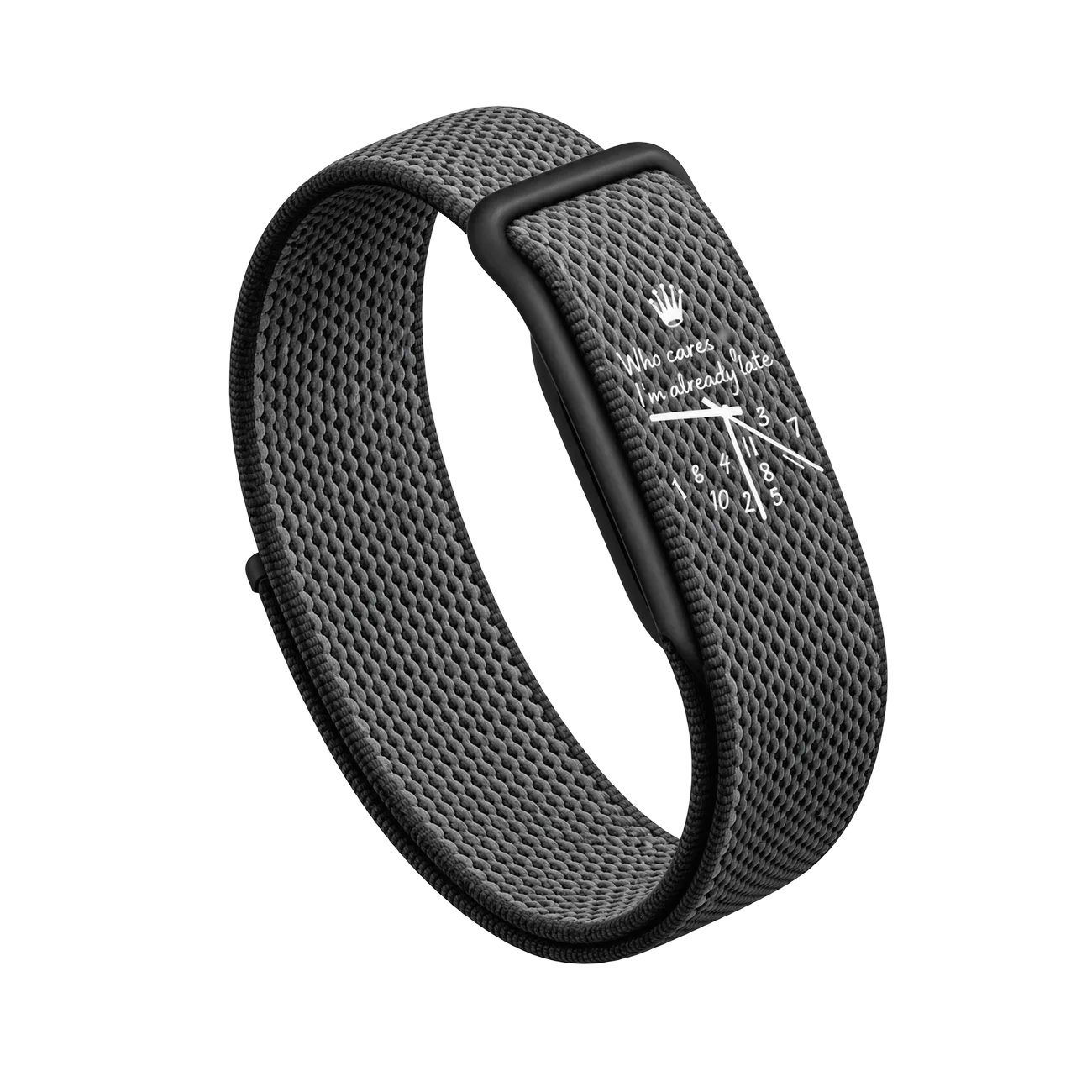 The Signature Band — Obsidian, for Fitbit