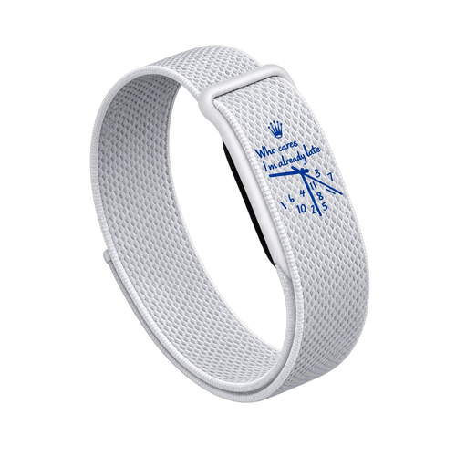 The Signature Band — Snow, for Fitbit